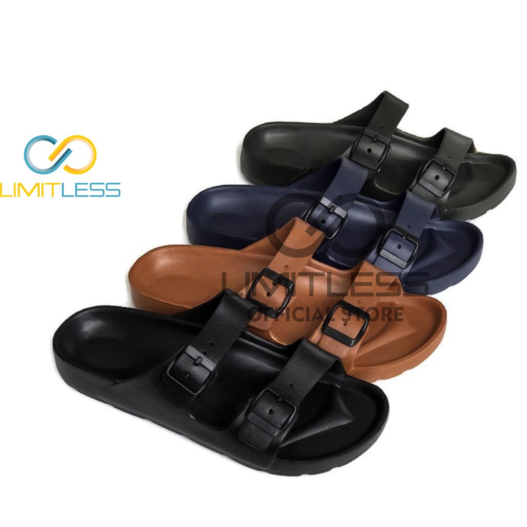 Sandal Pria Selop Limitless Sandal Slop Pria Casual Strap Slip On Casual Sendal Cowok Murah