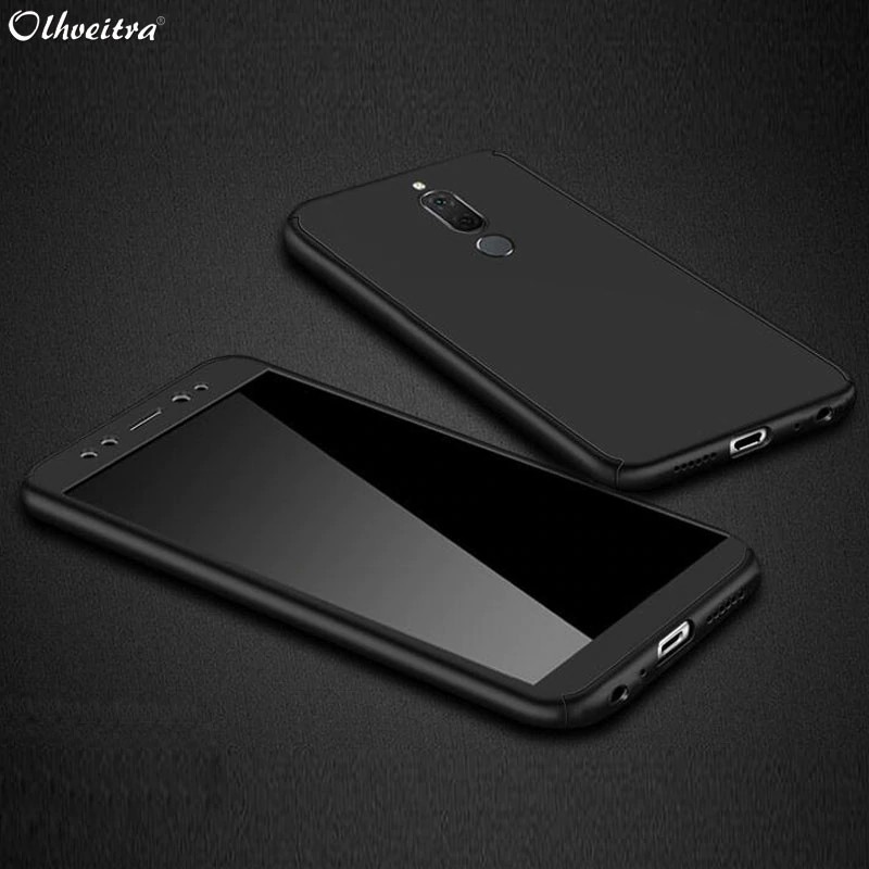 Terlaris Full Body Cover For Huawei Mate 10 Lite Honor 9i Case 360 Degree Protector Case+Tempered