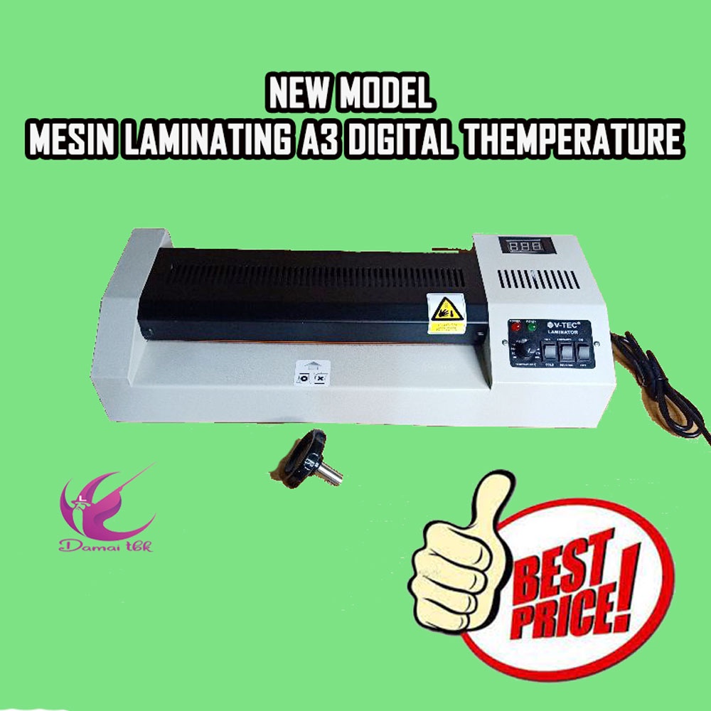 

Mesin laminating handle V-Tec vt-330 A3