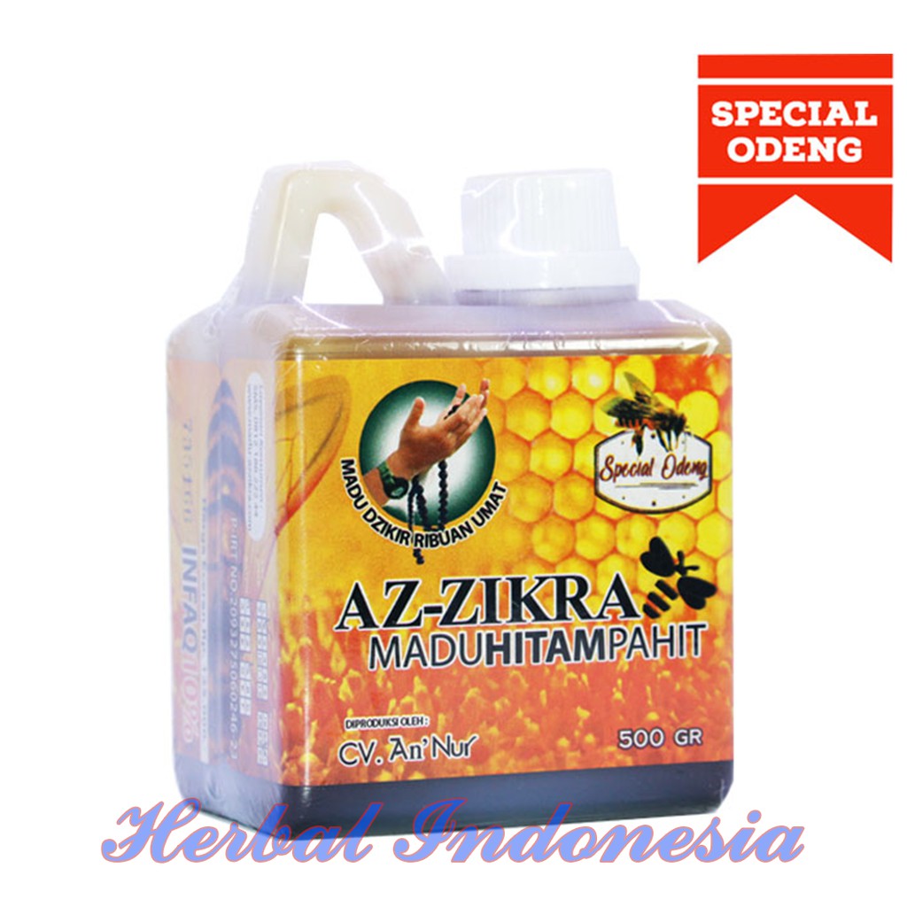 Jual Madu Azzikra madu hitam pahit Az zikra isi 500 Gram | Az-zikra