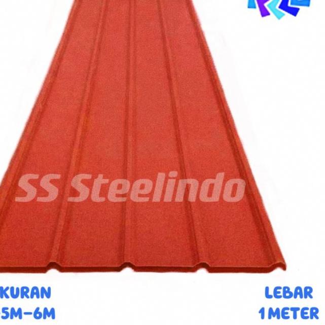 ➷ ATAP BAJA RINGAN SPANDEK PASIR (MERAH-HITAM-BIRU-HIJAU-COKLAT) GALVALUM-ZINCALUM 0,35 STD ♣