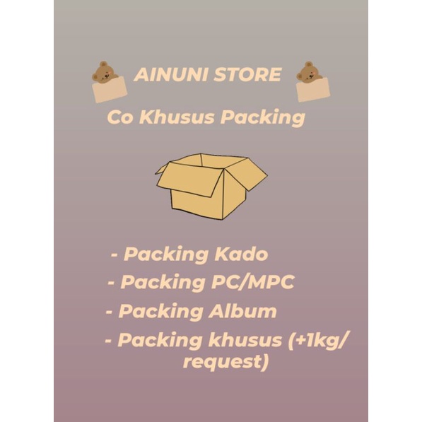

CO khusus Packing