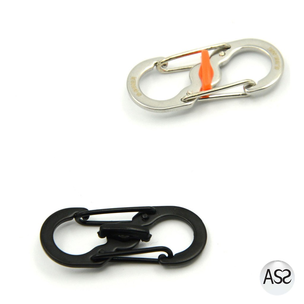 ASS Shop - Metal S-Biner Carabiner Metal Spring Hook - S1217