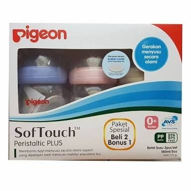 Botol Pigeon Plus Wide Neck 160 ml/240 ml