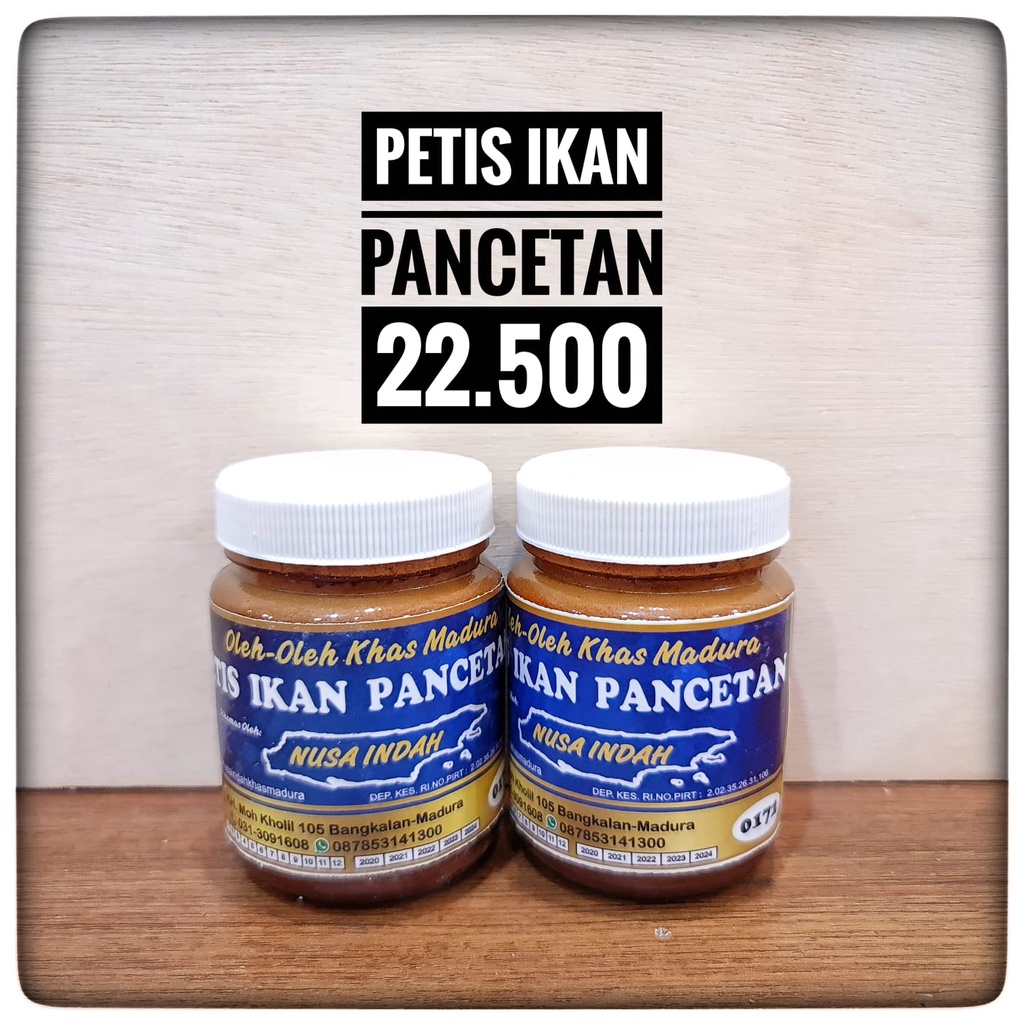 

Petis Ikan Pancetan 250 gram