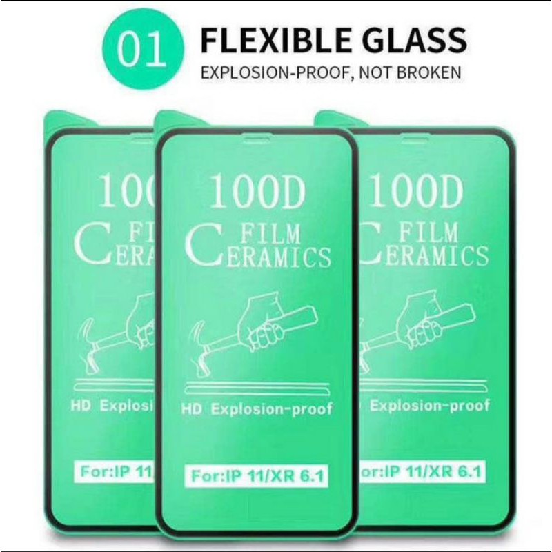 IPHONE 11 TEMPERED GLASS CERAMIC FILM ANTI PECAH TEMPERED GLASS FULL CERAMIC ANTI SHOCK