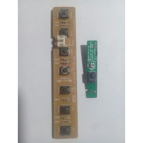 Tombol plus sensor TV LED changhong tipe 32c2000