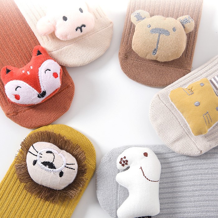 BABY STORE01  -  JJD KAOS KAKI PREWALKER BAYI 3D KARAKTER BONEKA TIMBUL