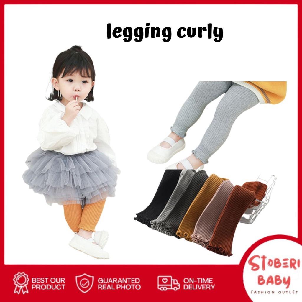 stoberi baby - Legging Curly Bayi Anak / Legging Anak / Legging Anak Perempuan