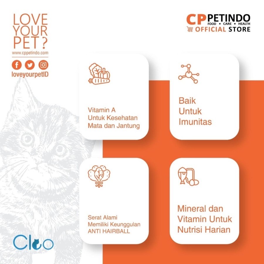 Cleo Tuna 1.2kg Freshpack Makanan Kucing Cleo Tuna Adult 1.2kg