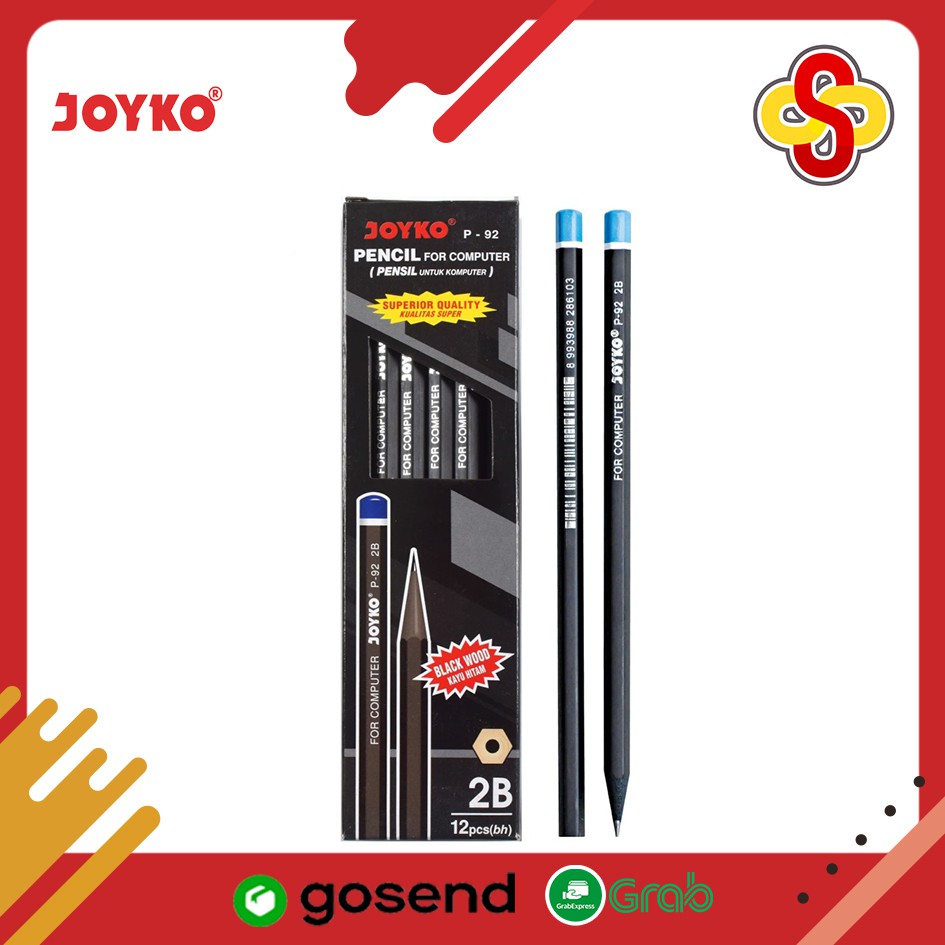 

Pencil / Pensil Joyko P-92 2B Isi 12 pcs