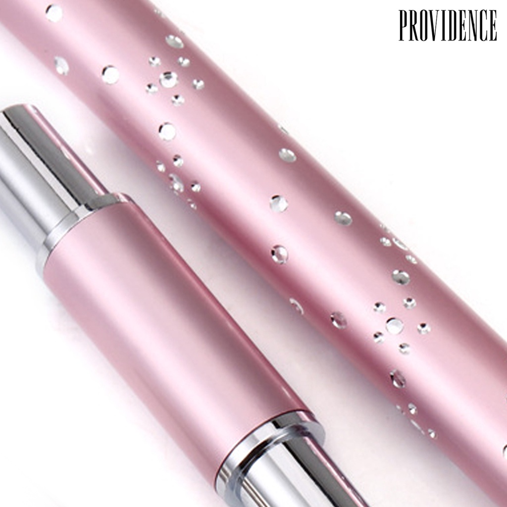 Providence 6Pcs/Set Nail Pen Pink Color Nail Design Metal Diamond Crystal Dotting Pen for Professional