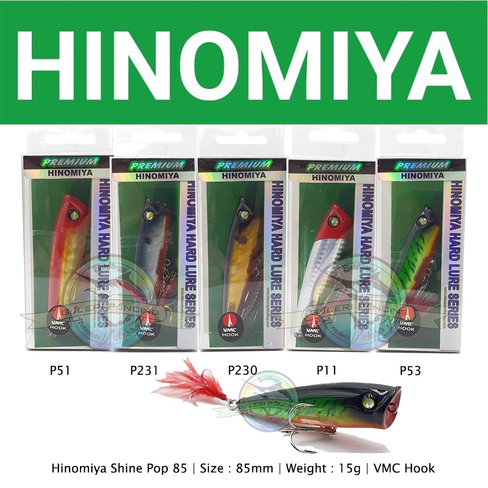 Umpan Pancing Lure Mini Popper Hinomiya POP 85 15g
