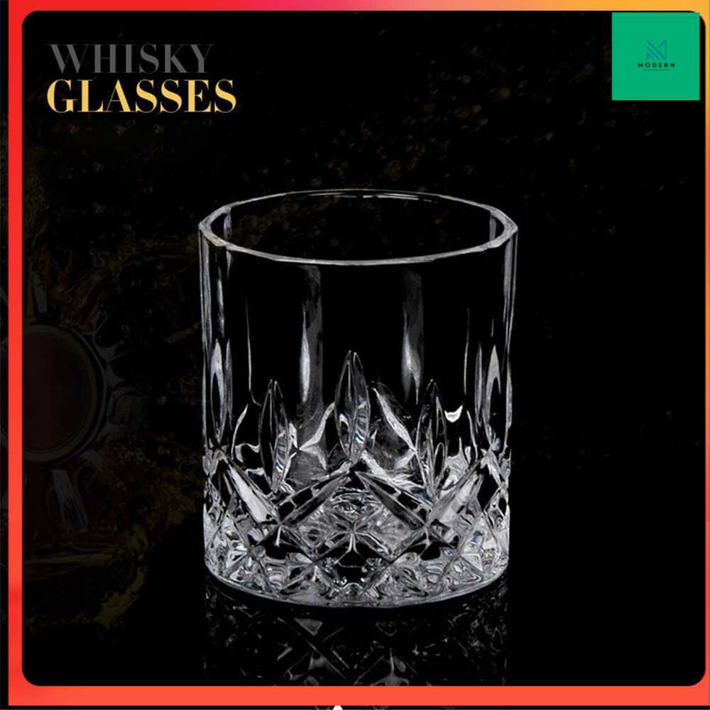 TD-DA Mr.Burning Gelas Cangkir Whisky Wine Crystal Glass Cup 210ML - NRB14