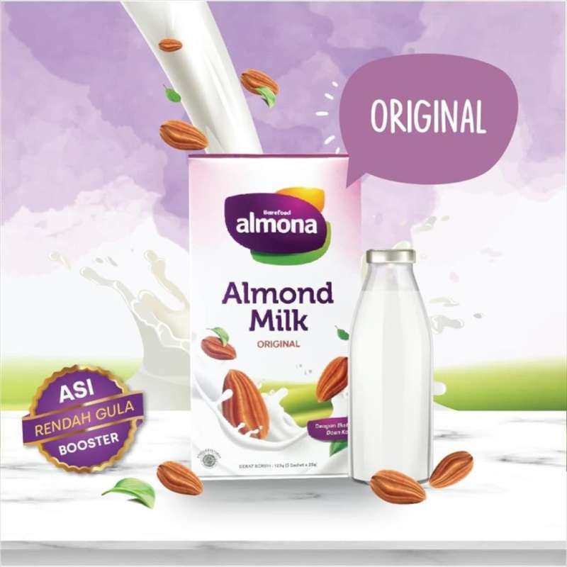 Almona Almond Milk Powder /0. Susu Pelancar ASI dengan Daun Katuk 175gr