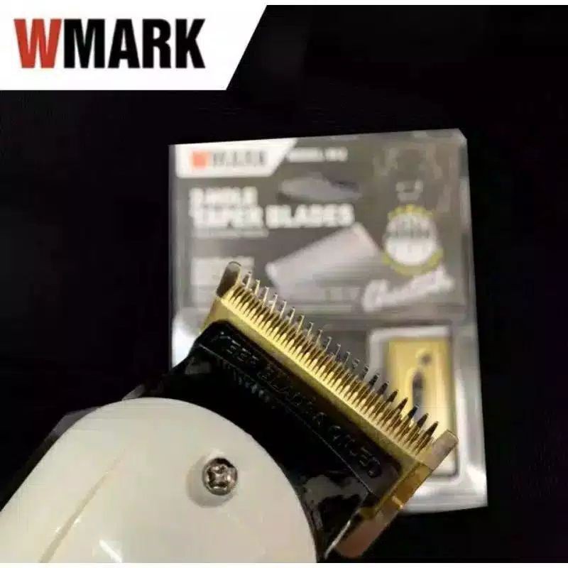 Mata Pisau Cukur Wahl Super Taper 2 Hole Magic Clip Clipper Blade Gold WMARK