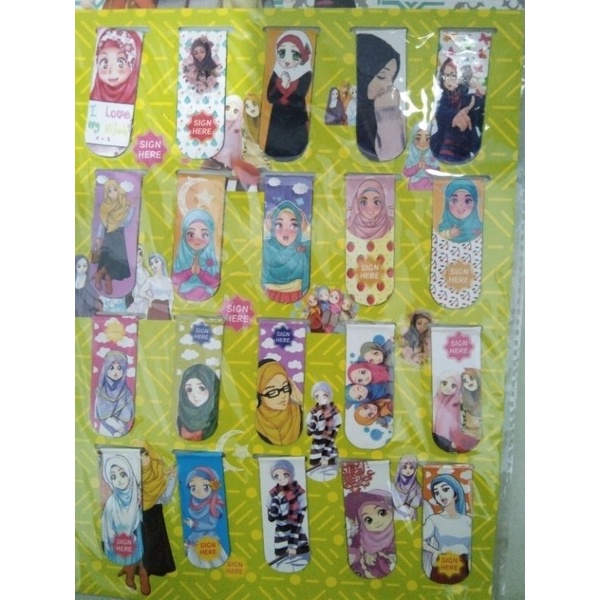 

pembatas magnet hijab isi 20pcs