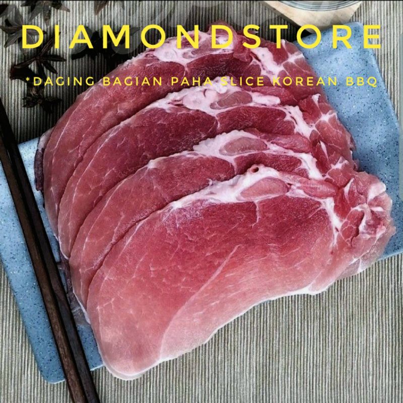 DAGING BABI BAGIAN PAHA SLICE 1KG