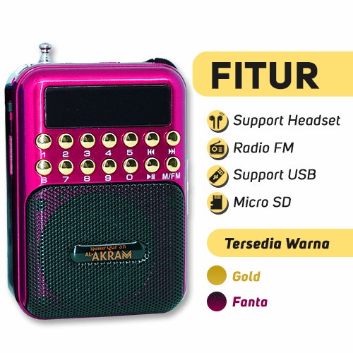 Speaker Quran Al-Akram Mini Konten Terbaru Speker Quran Murotal Mp3