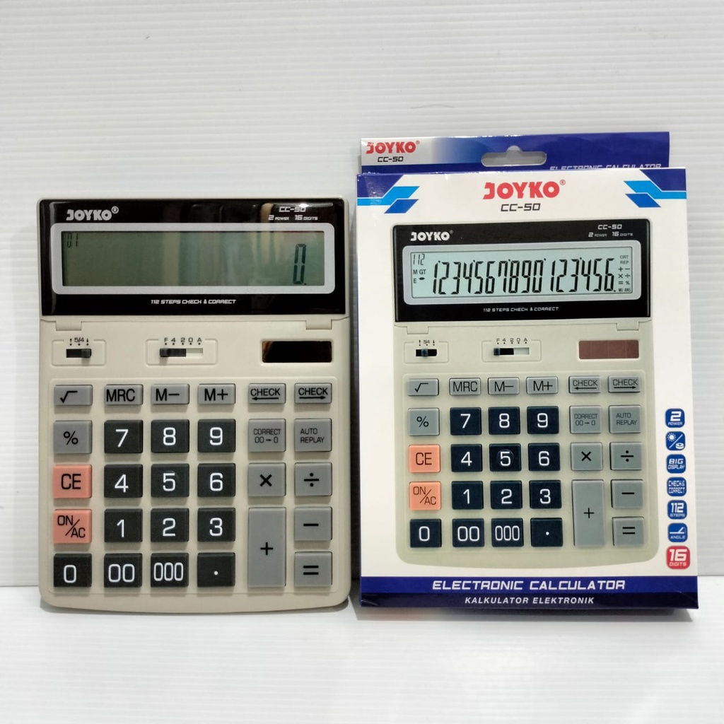 

KALKULATOR JOYKO CC 50 / KALKULATOR 16 DIGIT CC 50