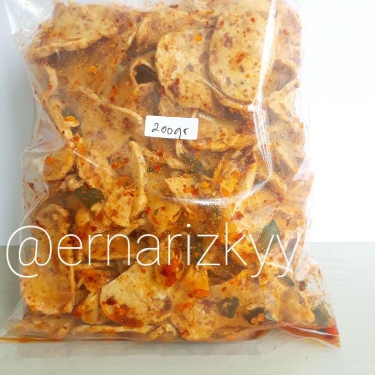 

Terkini--KRIPIK BASRENG SUPER RENYAH VIRAL [200 gr ] PEDAS DAUN JERUK BUMBU BASAH ( BEST SELLER )HALAL