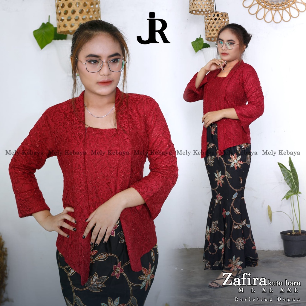 Kebaya kutubaru rok duyung/set kebaya kutubaru brukat full furing/kebaya wisuda/kebaya pesta/kebaya