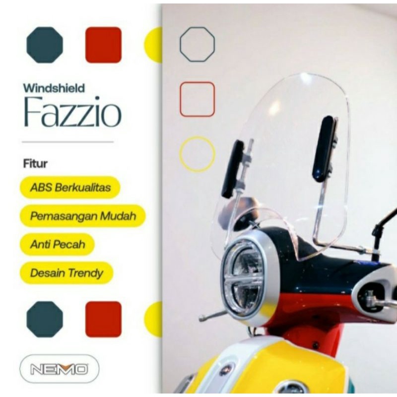 Visor fazzio windshield fazzio Genio Scoopy Ori Nemo