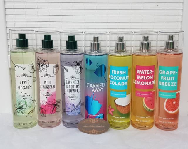 MIX &amp; MATCH BATH AND BODY WORKS BODY MIST (3 FOR 410K)