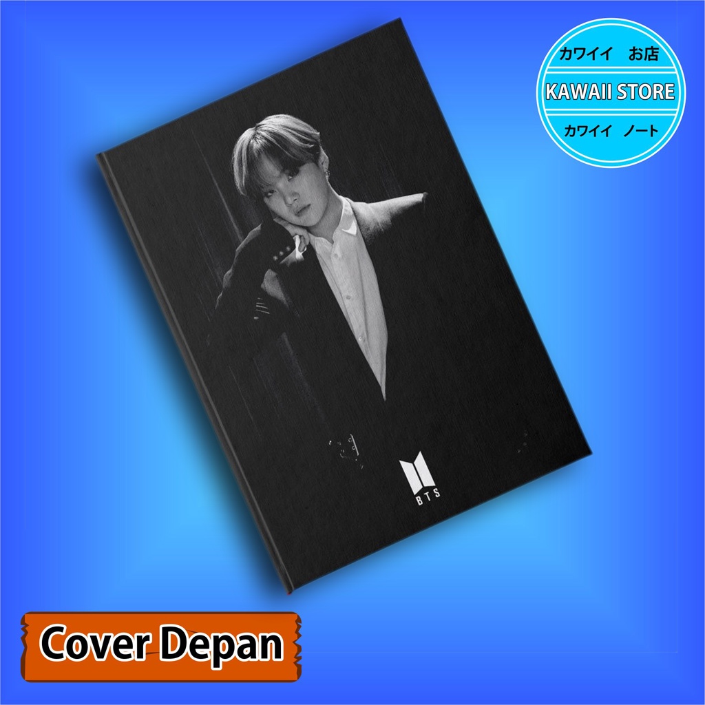 

Notebook / Pocket book Hard Cover Kpop Bts BLACK SUGA uk A5 & A6 / Notes Book