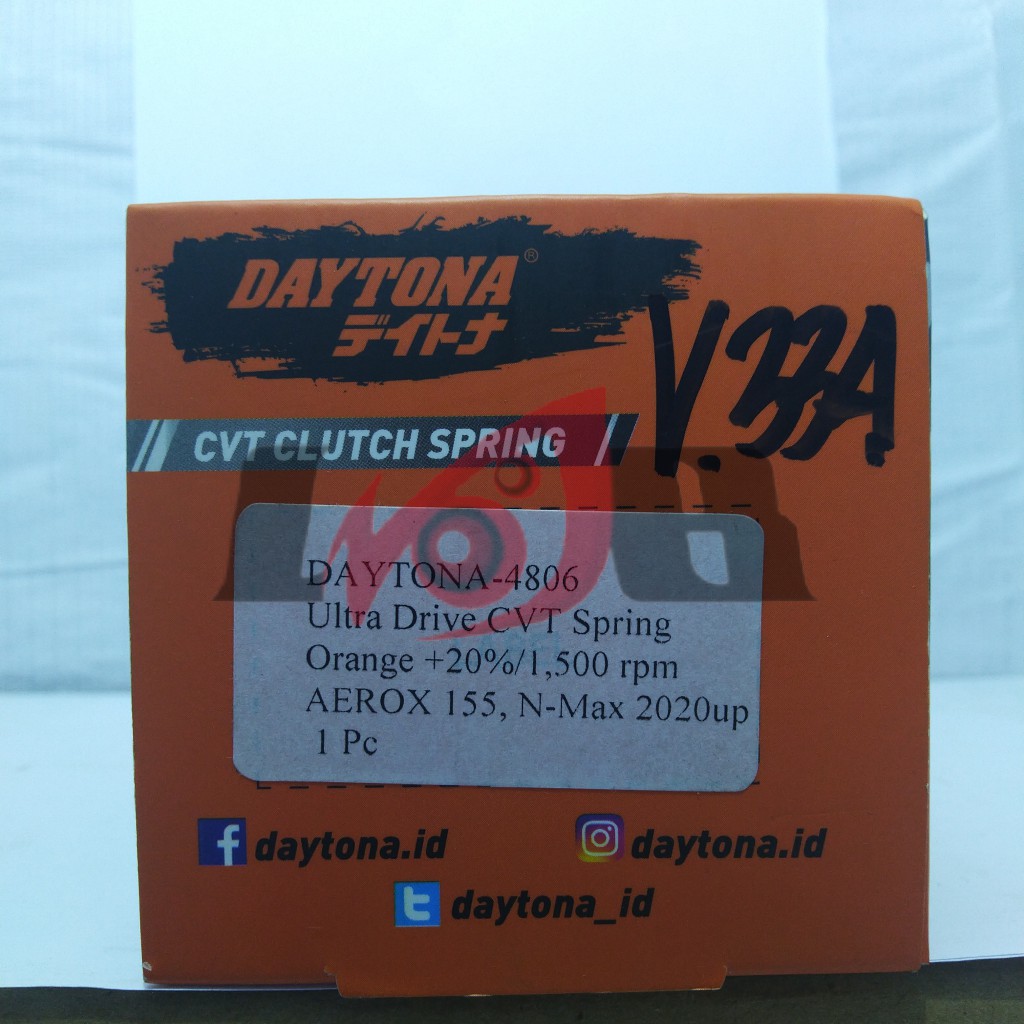 PER CVT Aerox 155c Yamaha New Nmax 2020up Clutch Spring Daytona 1000 1500 rpm