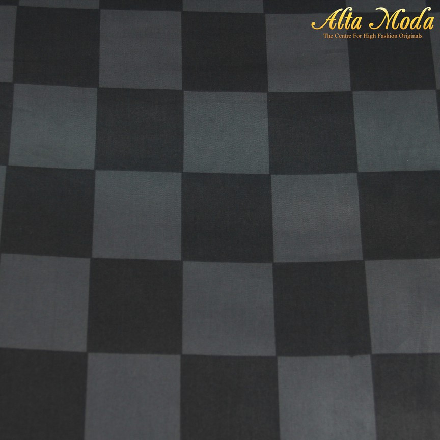 

Alta Moda Cotton Shirting Motif Kotak-Kotak Hitam Abu (1M)