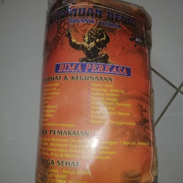 

Ramuan dewa/ jamu tradisional/ organik/herbal/jamu/obat