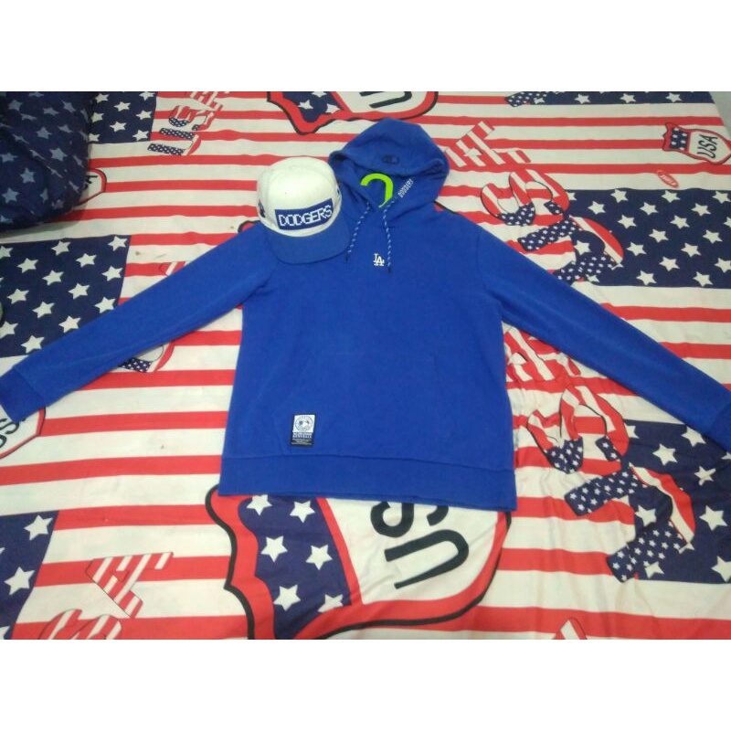 HOODIE + SNAPBACK MLB LA DODGERS SECOND