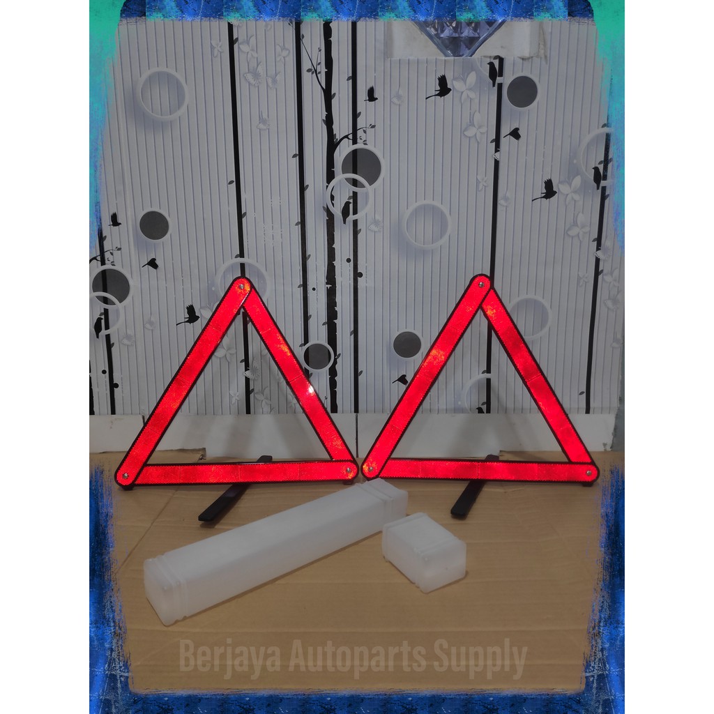 Segitiga Pengaman mobil Reflector SG-3REF  1 SET (2 Pcs)