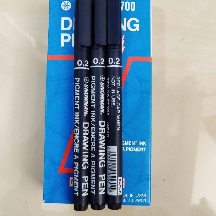 

<ReD☼> DRAWING PEN SNOWMAN / SNOWMAN 700 ( 12 pcs ) |Buruan serbuu