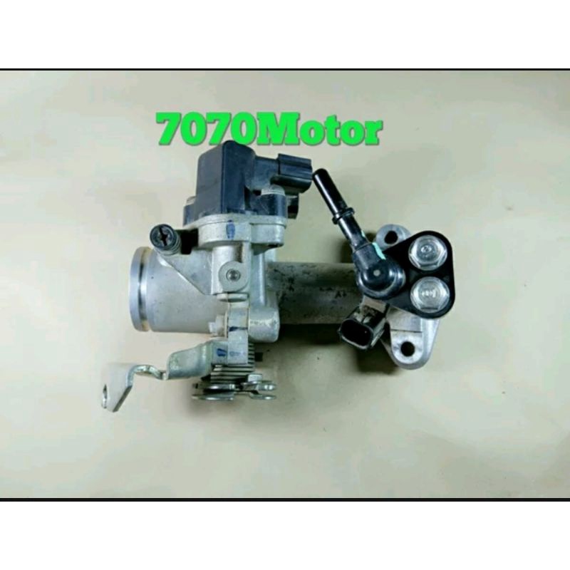 throttle body Beat Fi non ESP Scoopy Fi non ESP Spacy Fi  . original . fuel injector . injektor karb