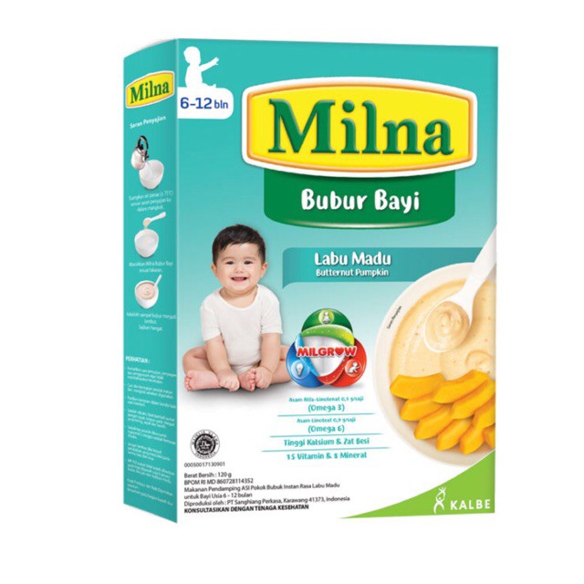 Milna Bubur Bayi UNtuk 6-12 Bulan 120gr