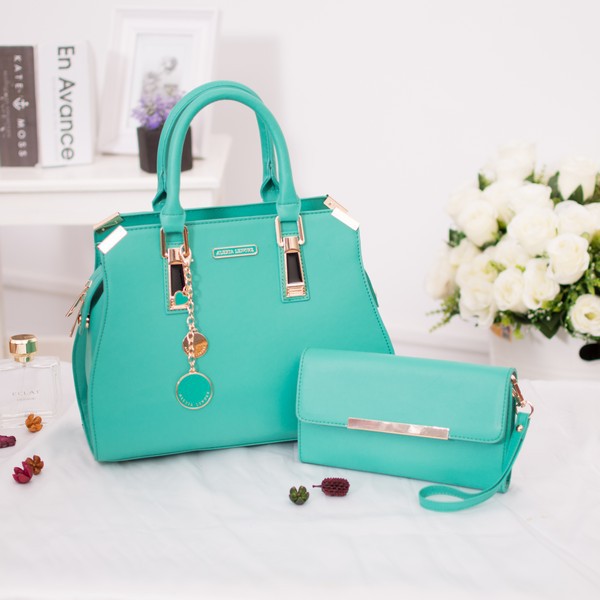 RESTOCK SQ2113 ALEXIA LENORE TAS IMPORT TAS BRANDED TAS PAKET 2IN1 MURAH WANITA GROSIR TAS BATAM