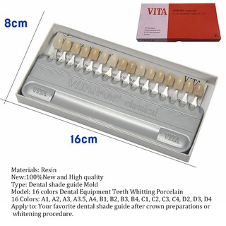 Jual Dental Bleaching Shade Guide Vita A1 D4 Acuan Warna Gigi