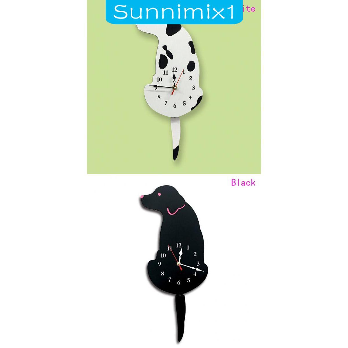 Sunnyimix1 Jam Dinding Bahan Akrilik Gambar Kartun Anjing Labrador Untuk Dekorasi Rumah Shopee Indonesia