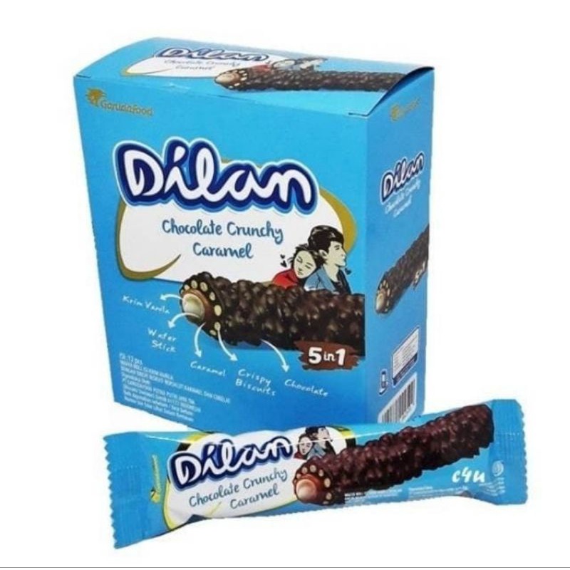 

Dilan Chruncy Choco Caramel Box Pak Garuda