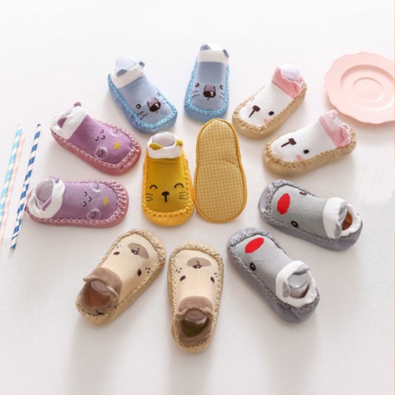 SEPATU PREWALKER ANTI SLIP BAYI KARAKTER ANIMAL CUTE  (B95-96-97-98)