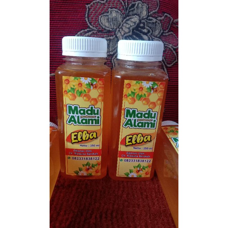 

Madu elba100%asli (peternak lebah bening)