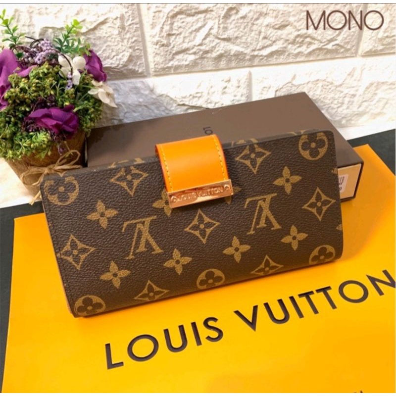 Dompet Lipat Panjang Wanita 61089 +  Freebox