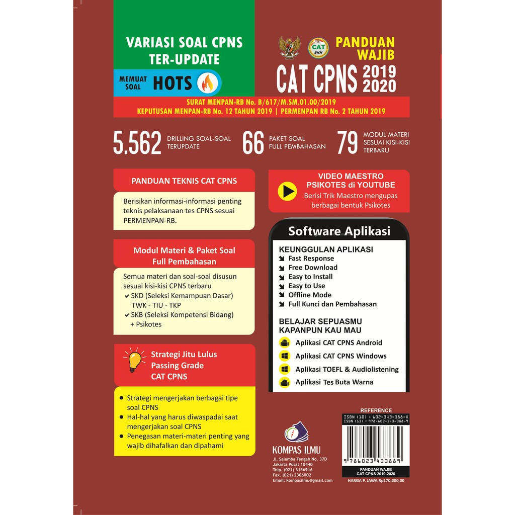 Free Download Contoh Soal Tes Cpns Kemenkumham - Contoh ...