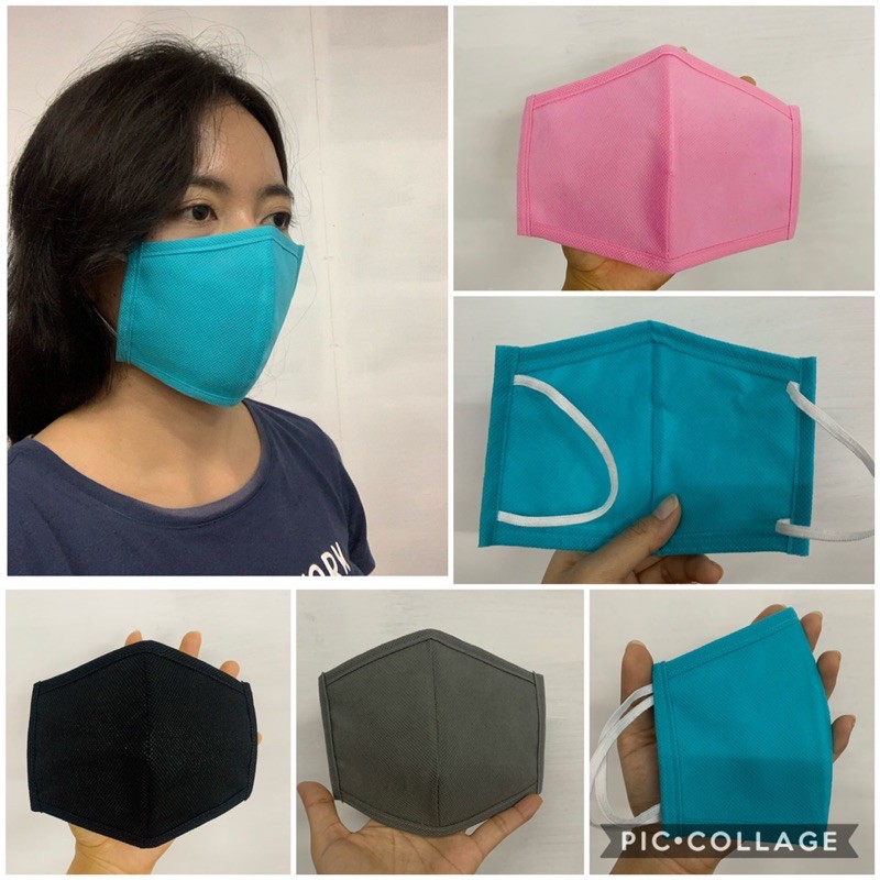 Masker Kain Spunbond 3 Lapis Bisa Dicuci Shopee Indonesia