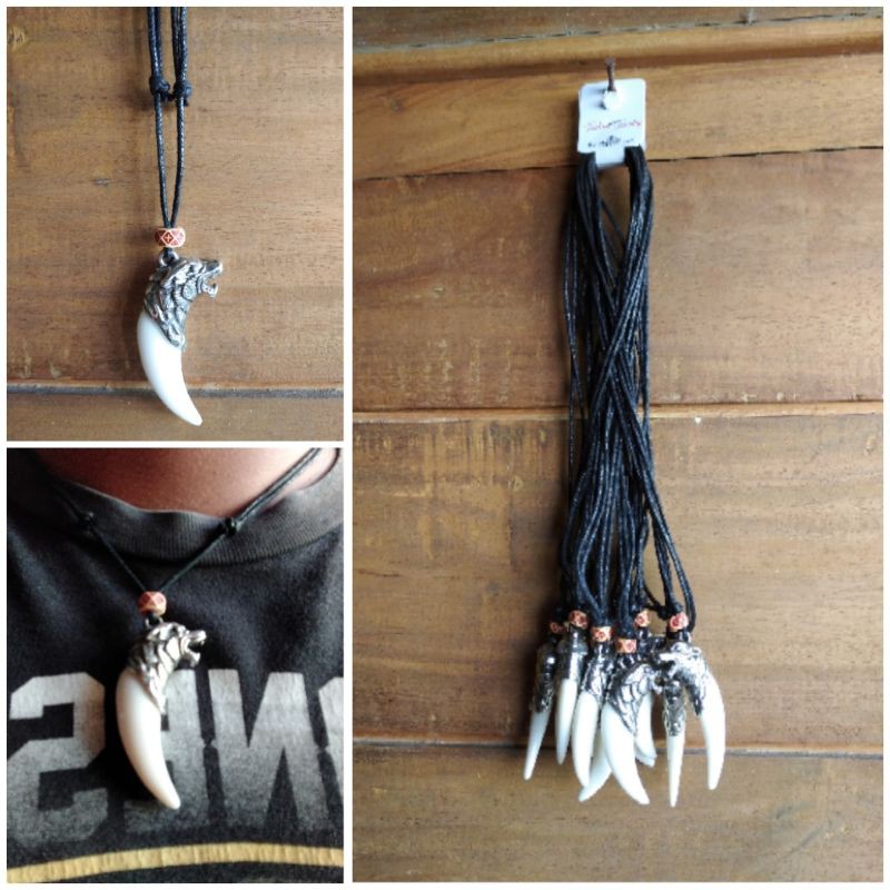 KALUNG ETNIK TARING KEPALA SINGA