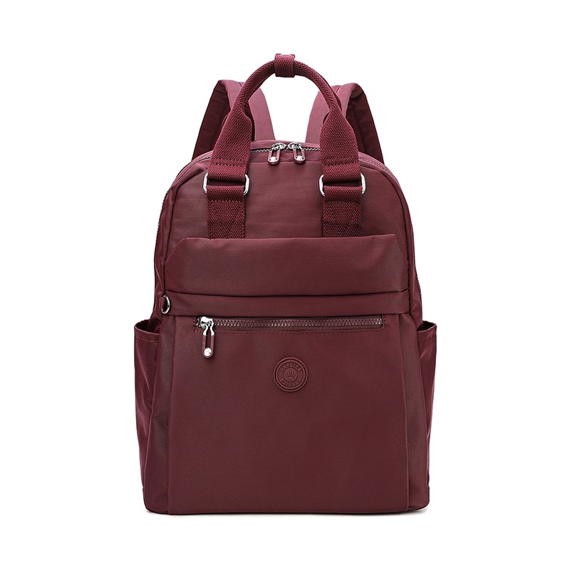 Haruica Bag 80135 - Tas Ransel Wanita Laptop - Backpack Tas Sekolah-Winered