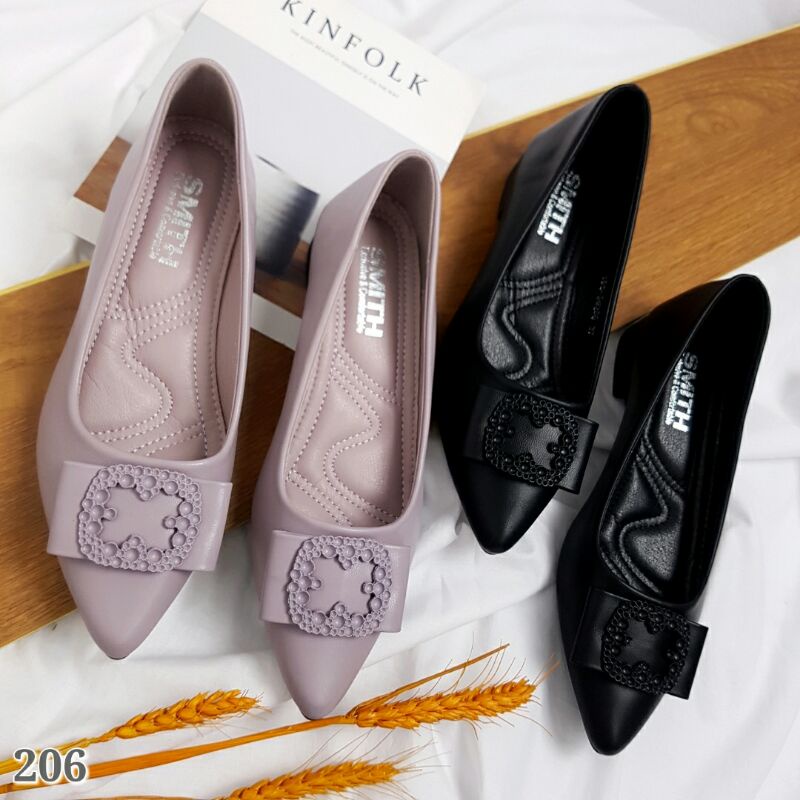 Flat Shoes New Smith 206 CT