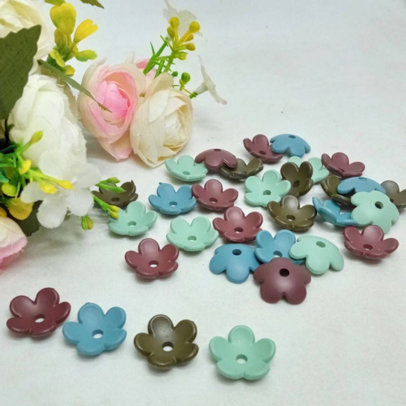 40 pcs kelopak sakura akrilik kelopak mahkota bunga kelopak bunga akrilik kelopak bunga